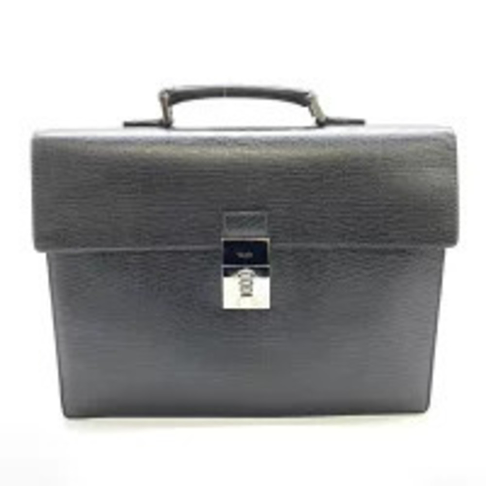 Gucci Business Bag Briefcase Leather Black